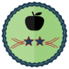 two star educator school badge