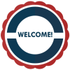 welcome badge